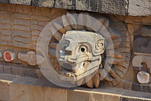 Temple of quetzalcoatl in teotihuacan mexico XII