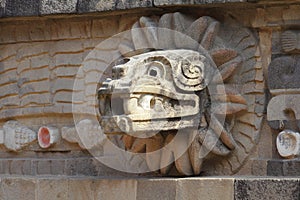 Temple of quetzalcoatl in teotihuacan mexico VI