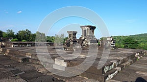 Temple on the ratu boko palace complex photo