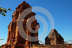 Temple relics in Vietnam photo