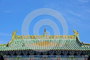 Temple roof