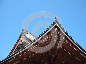 Temple roof - Double view