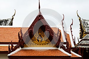 Temple roof