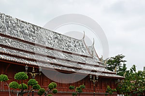 Temple roof