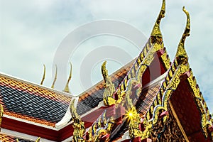Temple roof