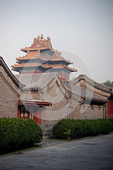 Temple and Rowhouses photo