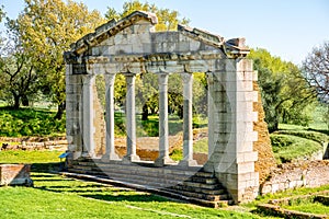 Temple ruins in Ancient Apollonia