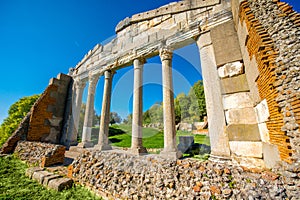 Temple ruins in Ancient Apollonia