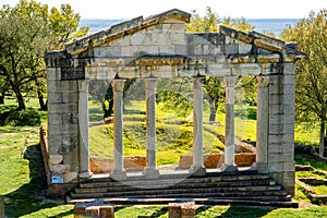 Temple ruins in Ancient Apollonia photo