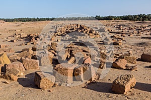 Temple ruins at Jebel Barkal near Karima, Sud