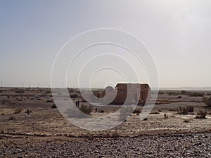 The temple ruins in jordan