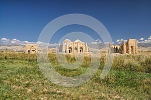 Temple ruins in Kyrgyzstan