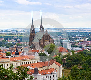 Temple sacred Peter and Pavel in Brno