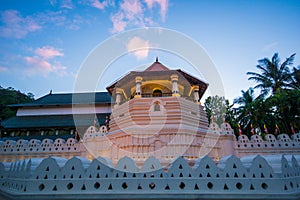 Temple of the Sacred Tooth Relic at Kandy, Sri Lanka