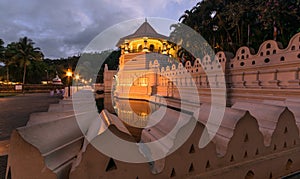 Temple of the Sacred Tooth Relic at Kandy, Sri Lanka