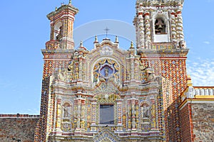 Temple of san francisco acatepec near cholula puebla IX photo