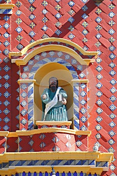 Temple of santa maria tonantzintla near cholula puebla II photo