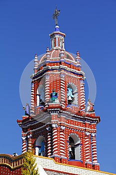 Temple of santa maria tonantzintla near cholula puebla V photo