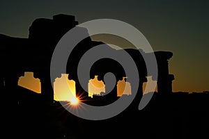 Temple of Saturn at dawn