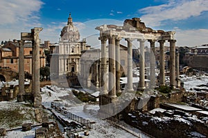 Temple of Saturn and other monuments, Roman Forum