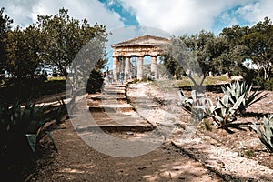 Temple of Segesta. Sicily, Italy. It is one of the most outstanding examples of Greater Greece art and architecture