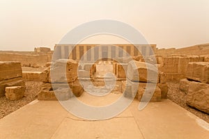 Temple of Sethos I in Abydos  Egypt