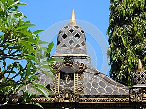 Temple shaped decoration with ganesh Bali