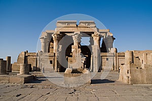 The temple of sobek, Kom Ombo, Egypt photo
