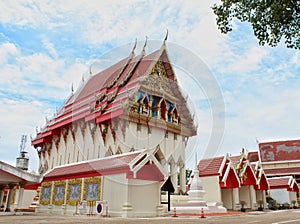 Temple in Sri Chom Phu Ong Tue temple in Nong Khai province of Thailand.