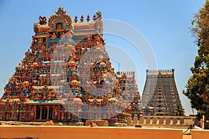 Temple of Sri Ranganathaswamy in Trichy. photo