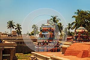 Temple of Sri Ranganathaswamy in Trichy. photo