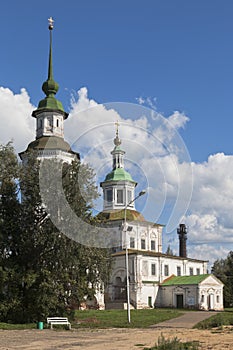 Temple of St. Nicholas in the city of Veliky Ustyug in Vologda region