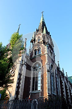 Temple of st. Olga and Elusabeth in Lvov city