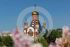 Temple of St. Seraphim of Sarov in Zelenogorsk, Krasnoyarsk region