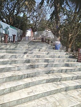 A temple stayers for going to ancient place