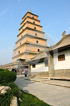 Temple and stupa