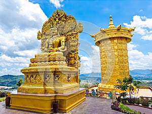 Temple, Stupa and Pagoda in Samten Hills Dalat, Vietnam photo