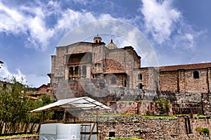 Temple of the Sun Korikancha, located in the city of Cusco photo
