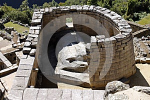 Temple of the Sun, Machu Picchu - Peru.