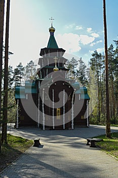 Temple on the territory of the monastery