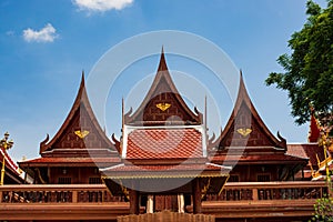 Temple in Thailand The roof is beautiful