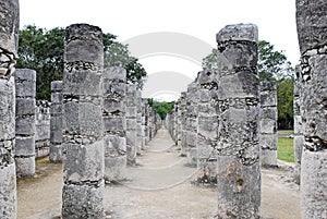 Temple of a Thousand Warriors in Chichen Itza