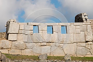 Temple of three windows Machu Picchu