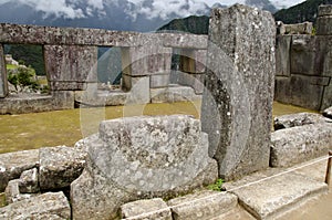 Temple of the three windows, Machu Picchu, Peru