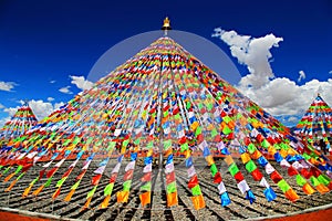 Temple in Tibetan of Tibetan Buddhism