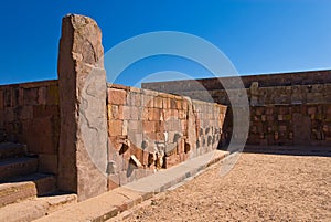 Temple of Tiwanaku, Bolivia