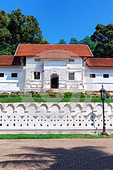 Temple of the Tooth Buddha in Kandy Sri Lanka