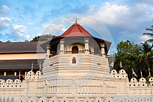 Temple of the tooth in Kandy, Sri-Lanka