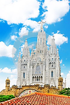 Temple on top of Mount Tibidabo