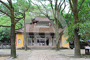 Temple in the traditional architectural style of the east, Hai D